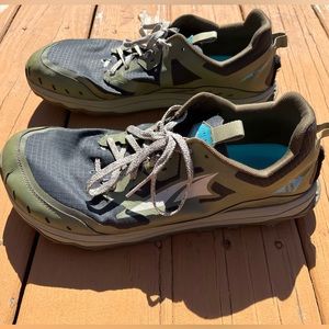 EUC - Altra Lone Peak 6 - Mens Size 14 - Green/Black